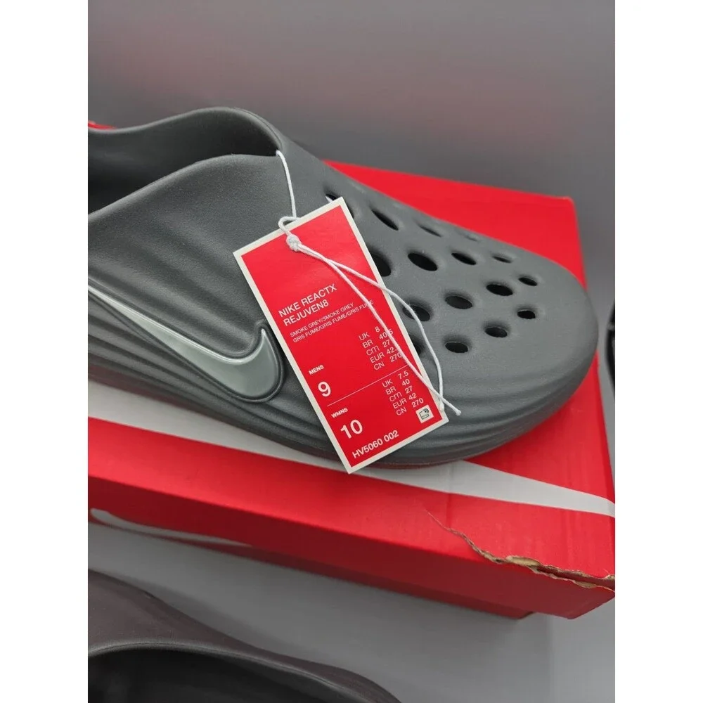Nike Men's ReactX Rejuven8 Smoke Grey HV5060-002 - Size M9